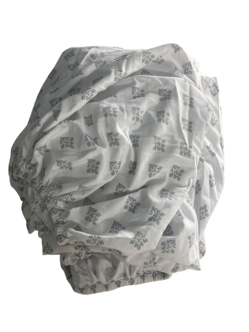 South Point Home Fashions Queen 6 Piece Sheet Set Microfiber Gray Medallion Cost - Picture 3 of 8
